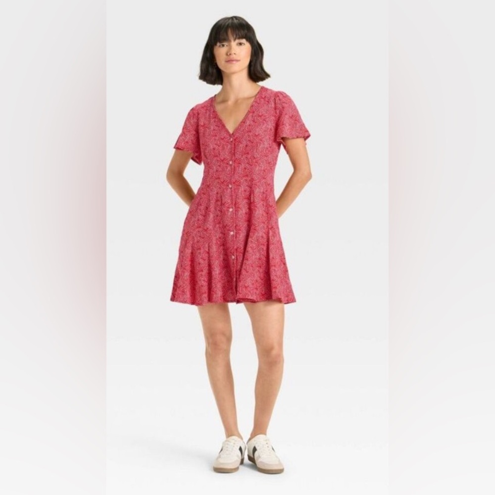 Universal Thread Button Down Dress - Picture 3 of 3